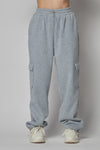 Pantalón Pants jogger gris tipo cargo