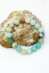 Pulsera Elástica de Piedra Natural: Elegancia y Bienestar en tu Muñeca