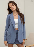 Blazer azul claro