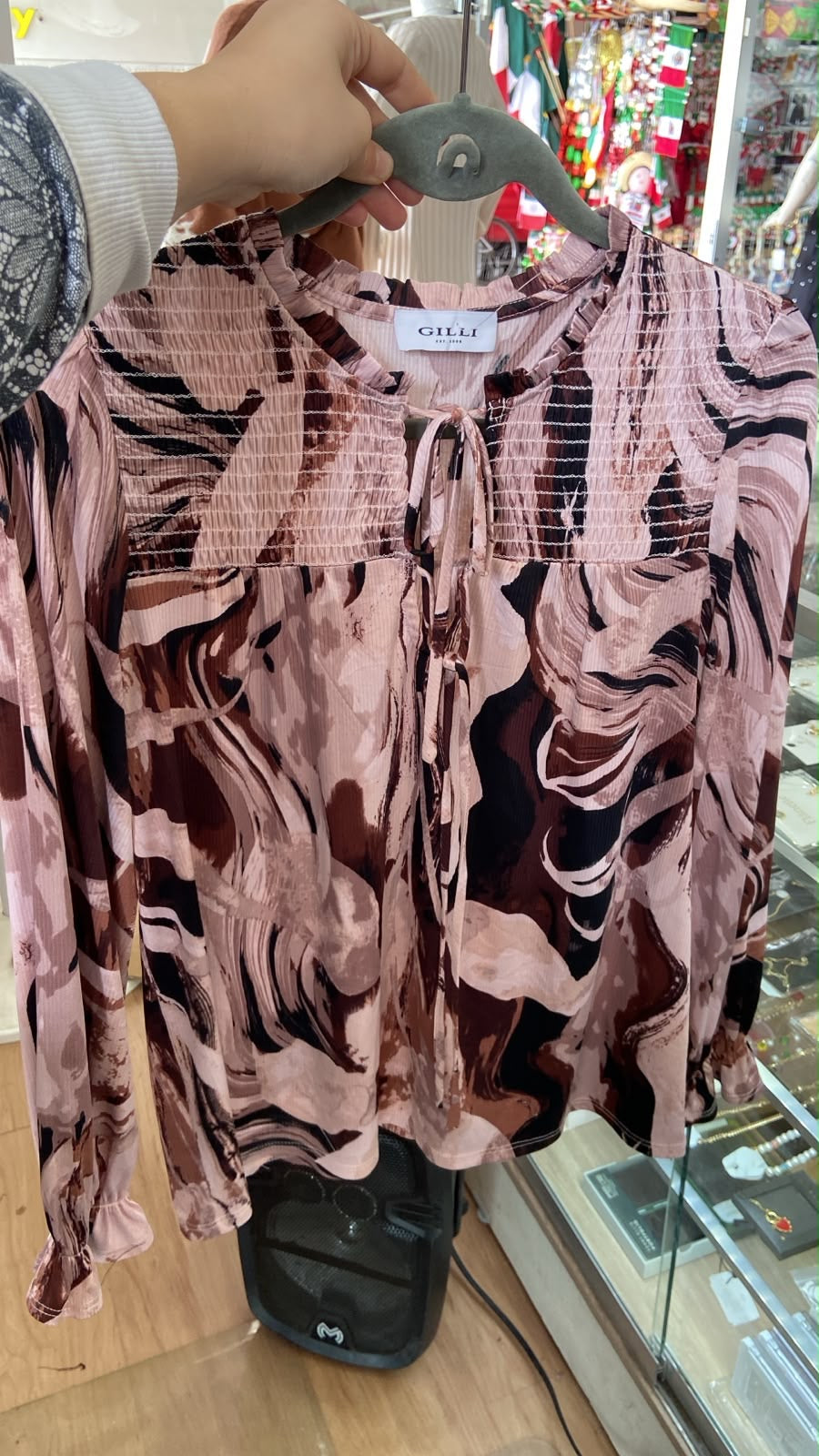 Blusa Romántica de Flores con Lazo - Estilo Boutique