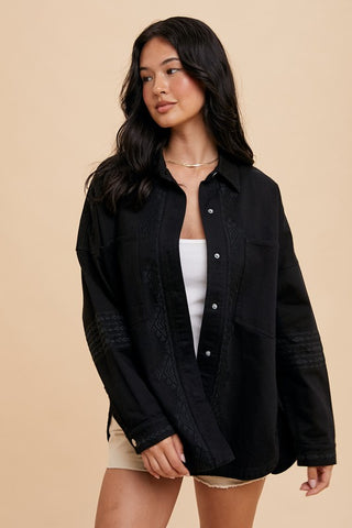 Chamarra Utility Bordada Mujer Moda Casual Verano México