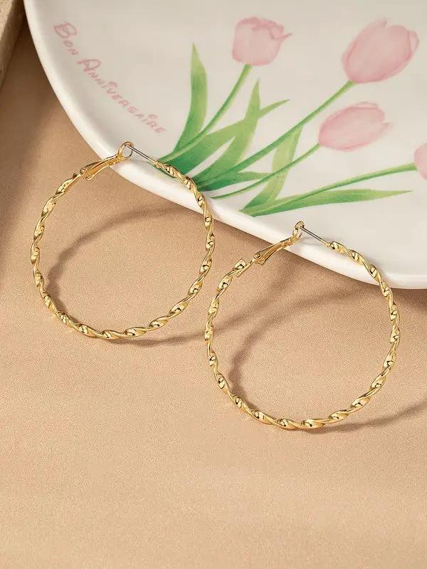 Juego de 3 Aros Arracadas de Aretes: Elegancia y Estilo by Yanet Collection