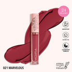 Labial lipstick líquido larga duración resistente al agua