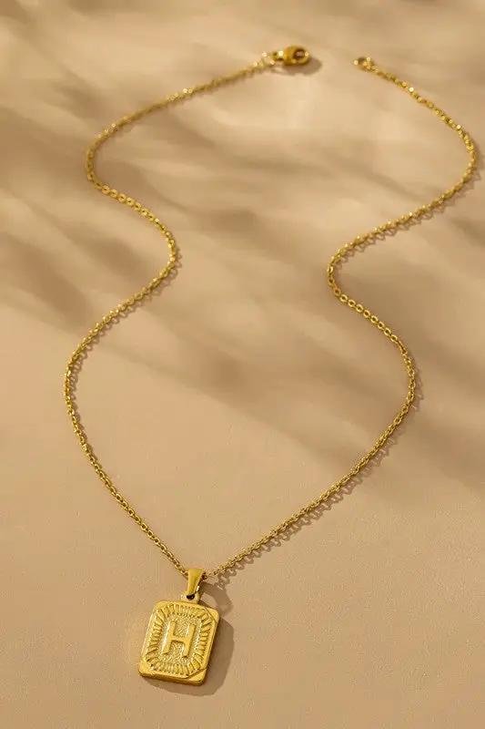 Collar Iniciales Acero Inoxidable by LA3accessories