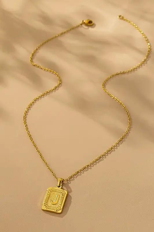 Collar Iniciales Acero Inoxidable by LA3accessories