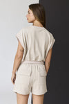 Conjunto set de top corto y shorts