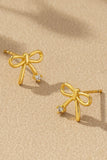 Pendientes Mini Lazo con Cristales