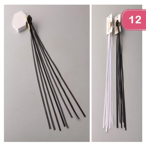 Accesorio de pelo liston blanco y negro