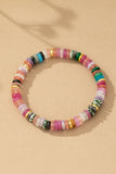 Elegante Pulsera Elástica de Cuentas de Ágata | Joyería Exclusiva