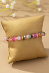 Elegante Pulsera Elástica de Cuentas de Ágata | Joyería Exclusiva