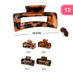 Pinzas de cabello animal print