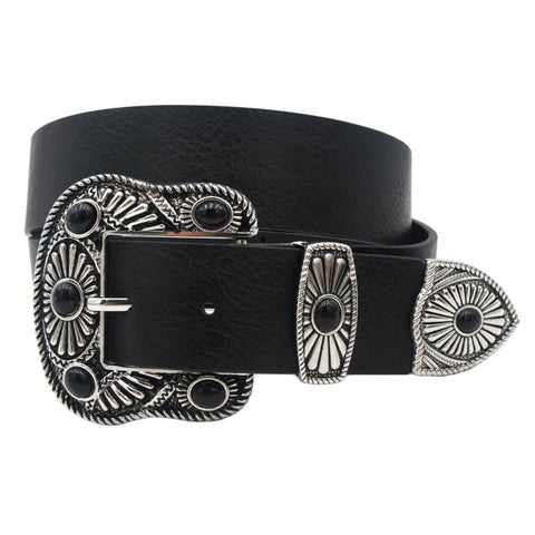 Cinturón negro vaquero