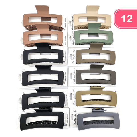 Pinzas de cabello tonos matte