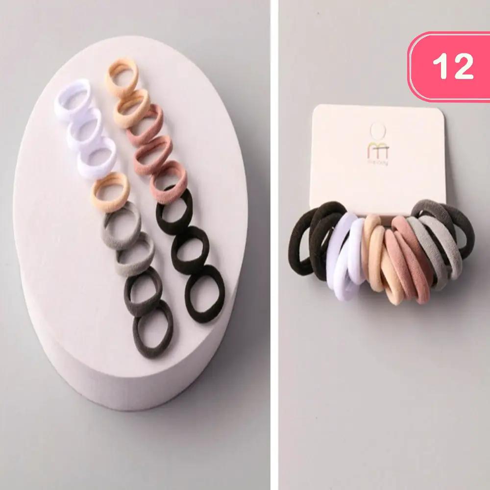 Ligas de cabello tonos grises, rosa, beige, blanco, negro by Yanet Collective
