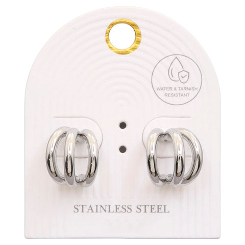 Aretes acero inoxidable