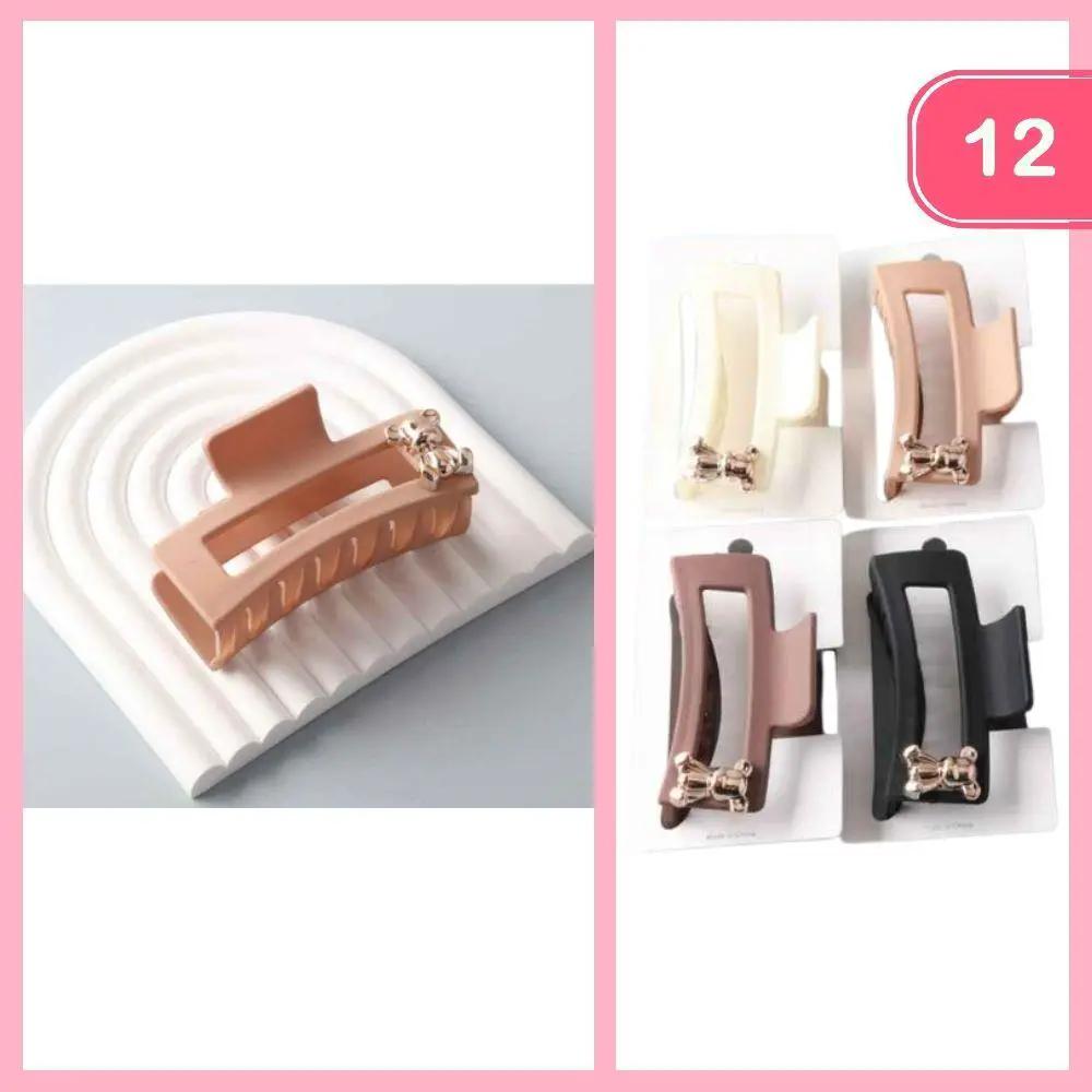 Pinza para el Pelo con Diseño de Oso (Pack de 12 Unidades) by joiaaccessory.com
