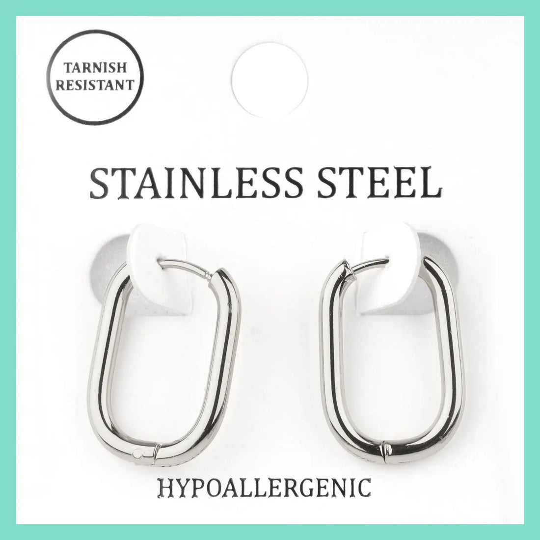 Aretes Huggie de Acero Inoxidable para Mujer, Arracadas Pequeñas Modernas Hipoalergénicas con Acabado Brillante by Joia Accessory