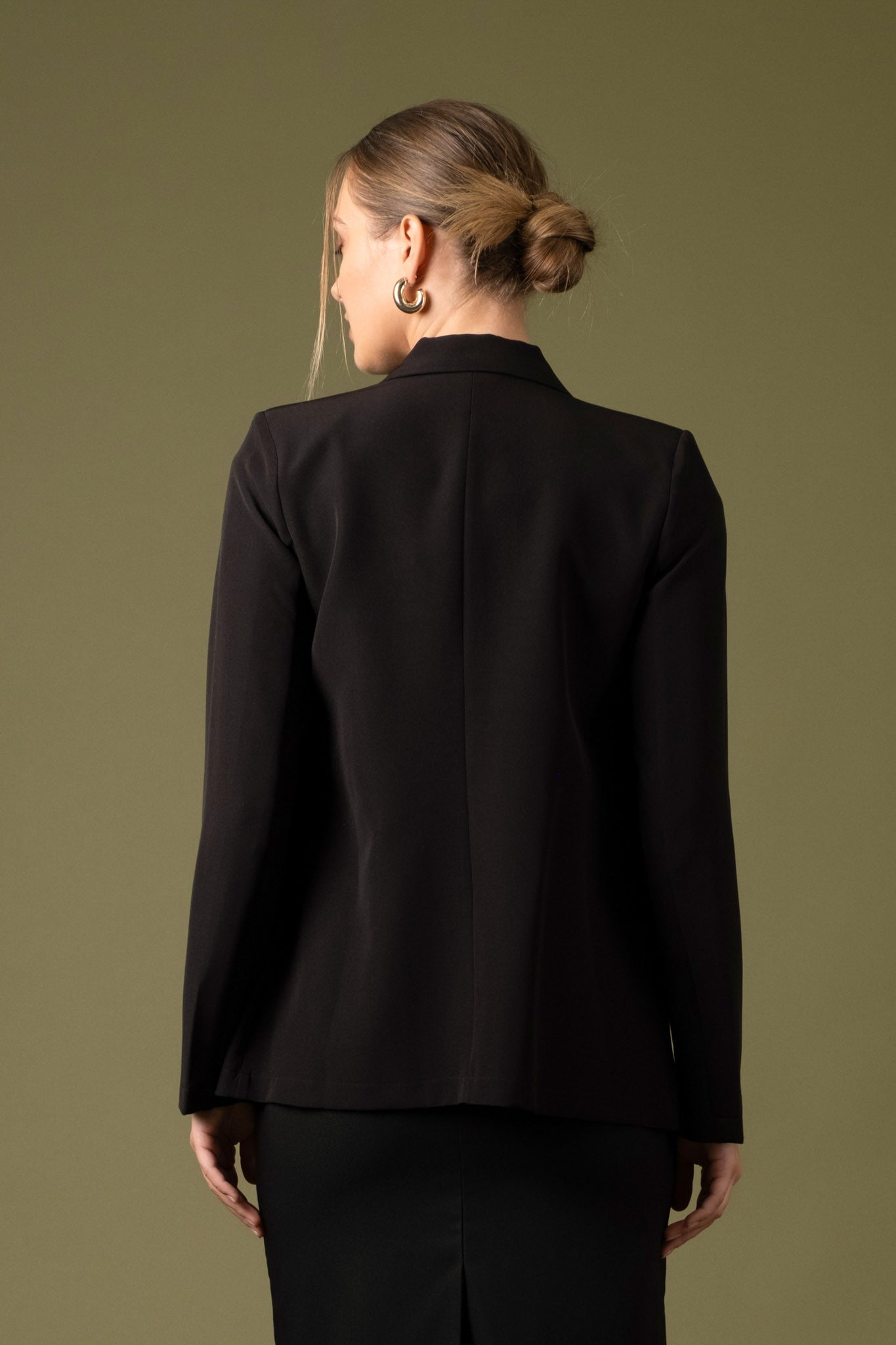 Chaqueta Cruzada Minimalista - Estilo Boutique