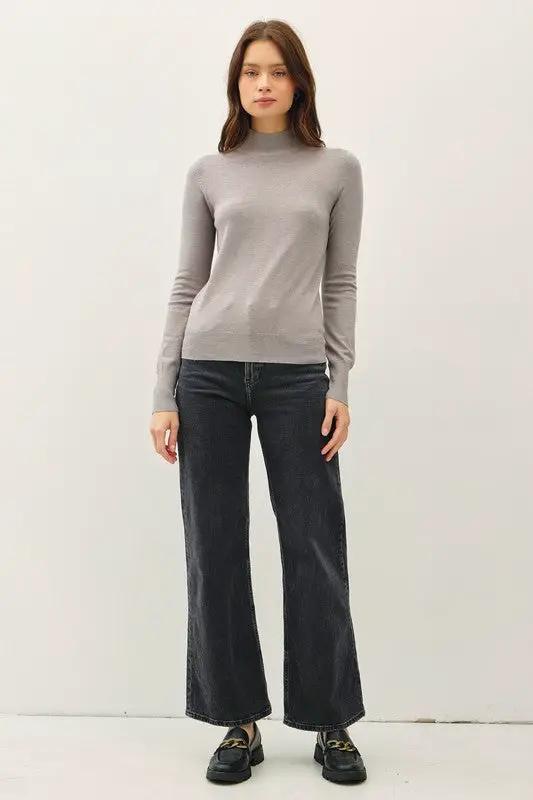 Suéter Básico de Cuello Alto para Mujer - Moda y estilo by Be Cool