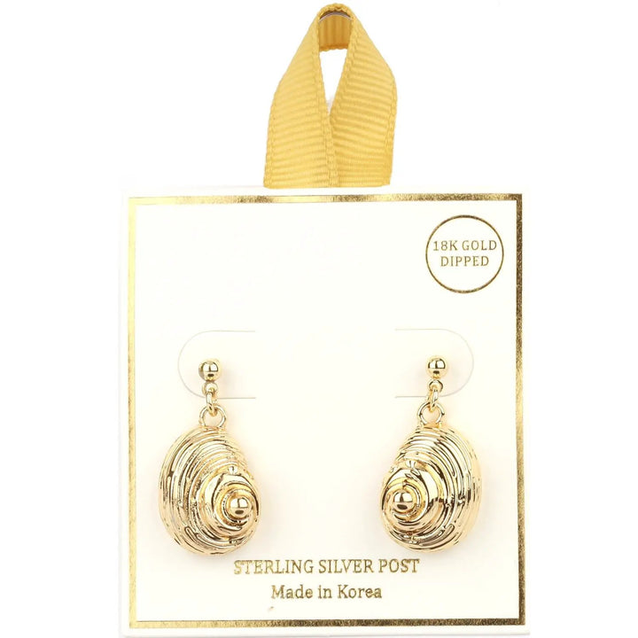 Pendientes de Plata de Ley con Diseño de Vida Marina by joiaaccessory.com
