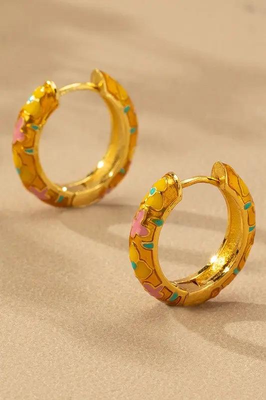Aretes aros colores 3 pares by LA3accessories