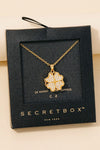 Collar con Colgante de Trébol con Pavé de Circonitas Cúbicas Sumergido en Oro - Caja Secreta