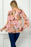 Elegante Blusa con Volantes y Cuello en V