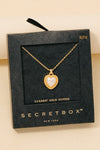 Collar con Colgante de Corazón con Perla Sumergida en Oro: Elegancia Atemporal