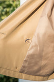 Chamarra estilo trench corta para mujer khaki