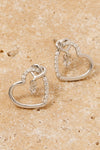 Pendientes de Corazón con Circonitas Cúbicas: Elegancia y Encanto