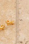 Mini Aretes de Moño con Lazos de Pavé CZ: Elegancia Brillante