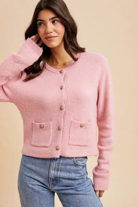 Cárdigan Sueter de Mujer Elegante con Botones Barrocos by Yanet Collective