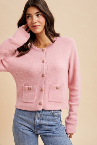 Cárdigan de Mujer Elegante con Botones Barrocos en México