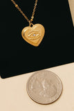 Collar con Colgante de Corazón y Ojo Turco en Acero Inoxidable