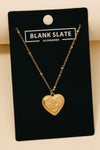 Collar con Colgante de Corazón y Ojo Turco en Acero Inoxidable