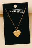 Collar con Colgante de Corazón y Ojo Turco en Acero Inoxidable