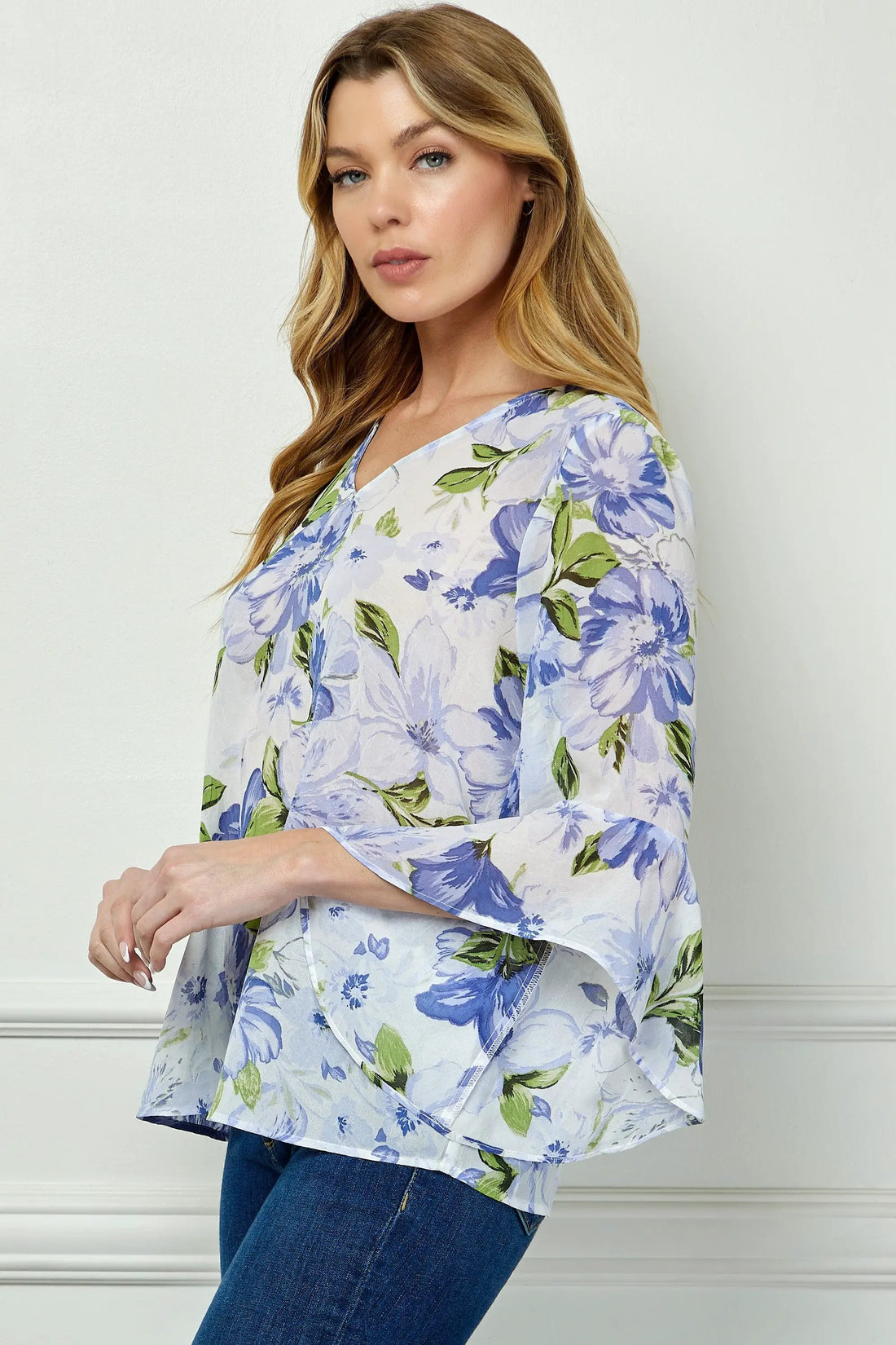 Top Lavanda con Volantes by Yanet Collective
