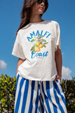 Playera gráfica de la Costa Amalfi