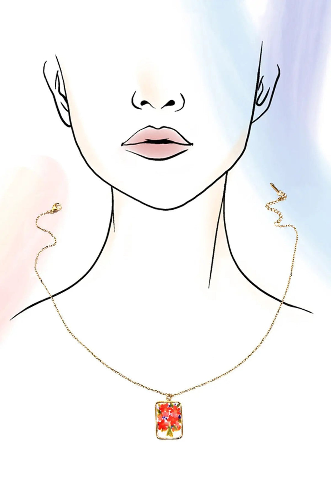 Cuello impermeable y sin deslustre de acero inoxidable de 18 quilates by Yanet Collective
