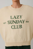 Suéter de Mujer Cuello Redondo 'lazy Sunday Club' Gris