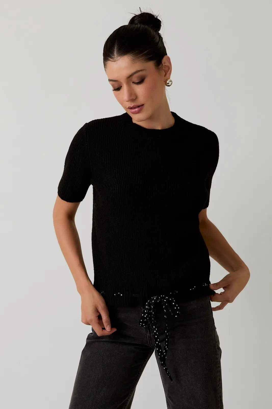 Blusa Elegante Blanca para Dama , Corte Holgado, Estilo Casual by Yanet Collective
