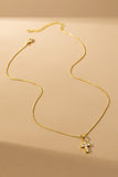 Non Tarnish Crystal Cross Pendant Necklace
