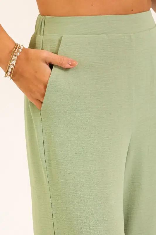 Pantalón Holgado de Dama Texturizado "Breezy" by TIMING