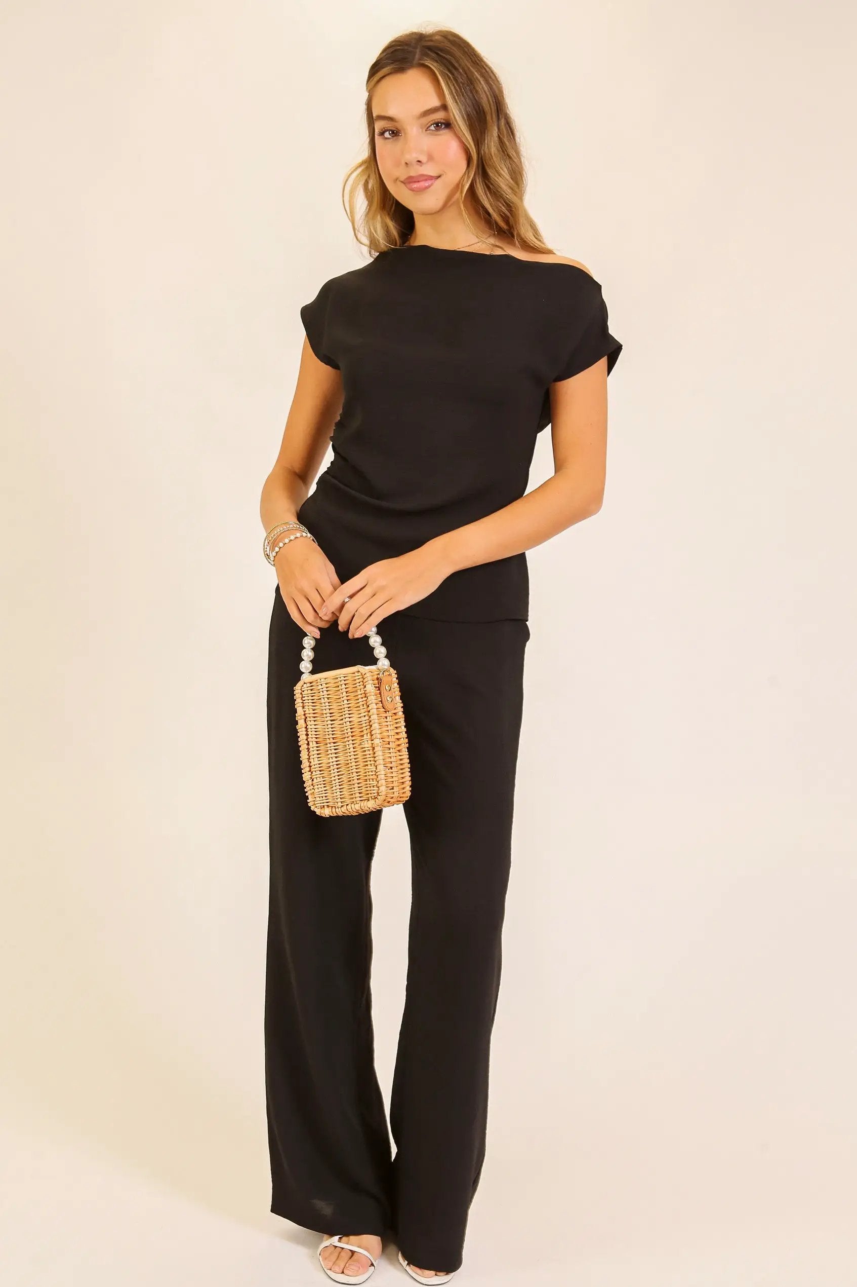 Pantalón Holgado de Dama Texturizado "Breezy" by TIMING