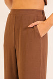 Pantalón Holgado de Dama Texturizado "Breezy"