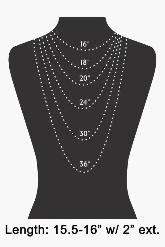 Gold Dipped Square Pendant Layered Chains Necklace by Fame Accessories