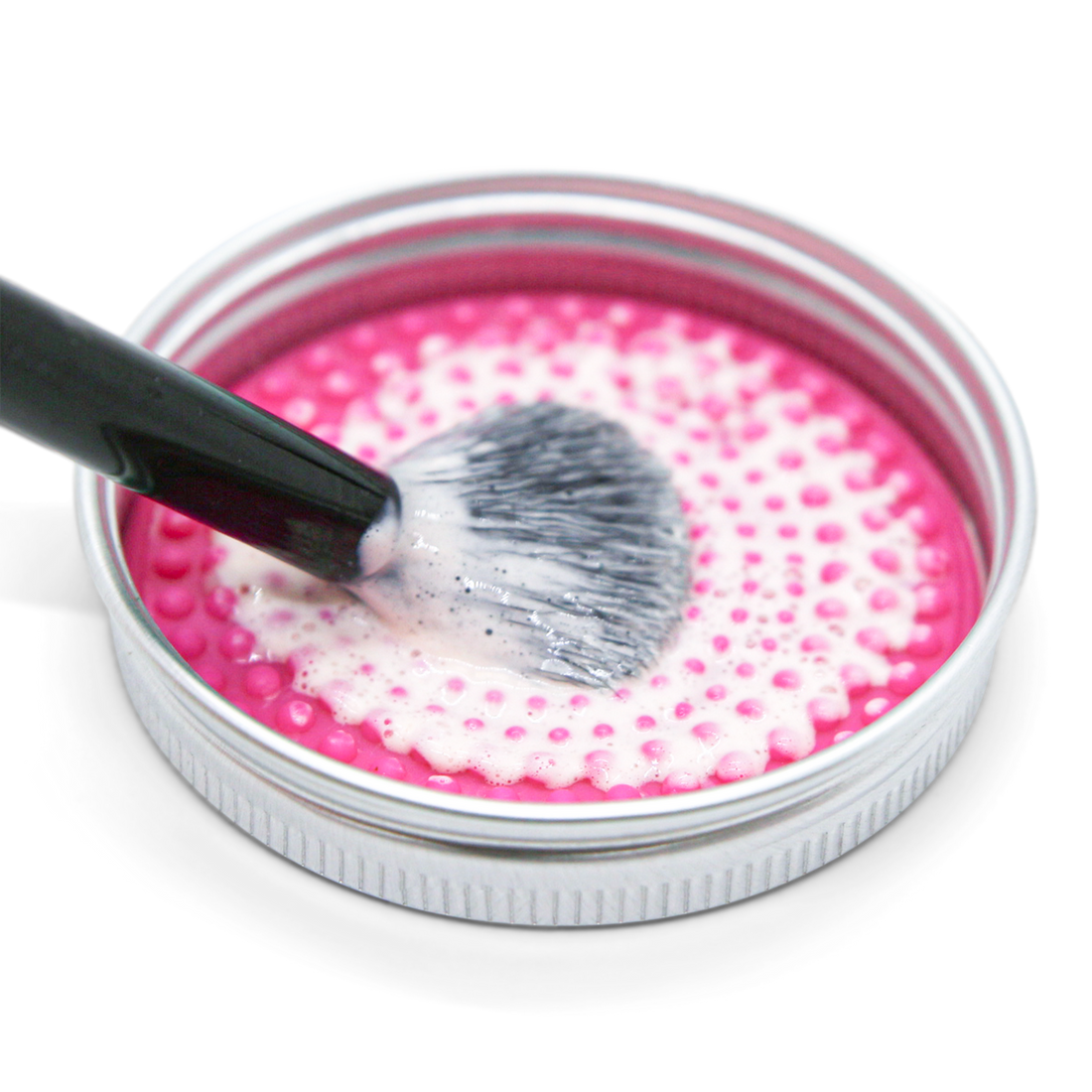 Jabón Limpiador Lemon-Aid para Brochas y Esponjas con Tapete Limpiador de Silicón J.Cat Beauty by Yanet Collective