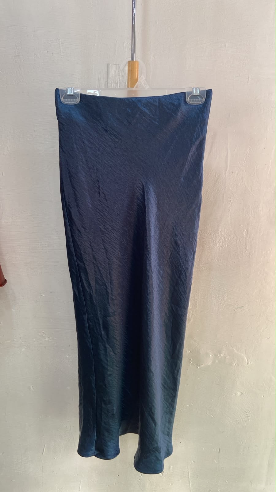 Navy Maxi Skirt with Flowing Silhouette