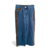 Jeans con azules con café