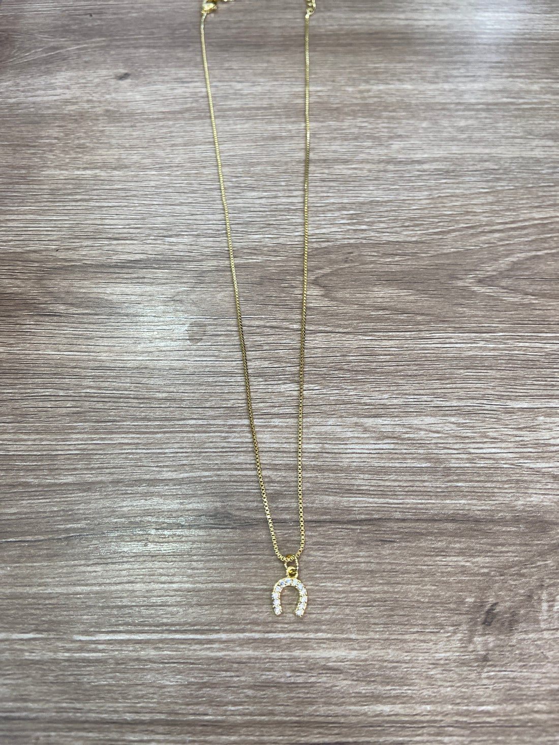 Collar con dije de herradura